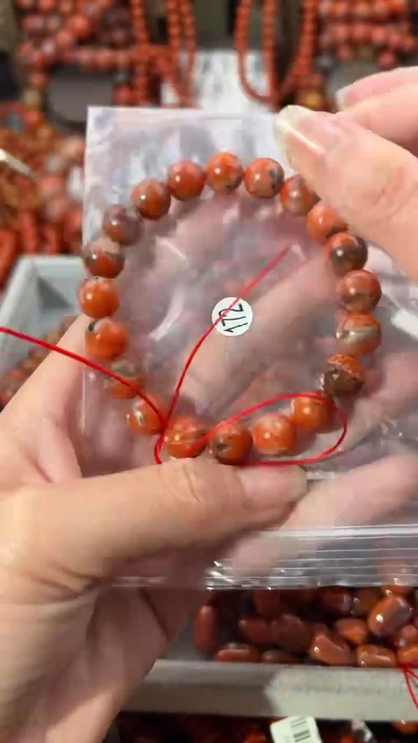 南红玛瑙未镶嵌手串10+