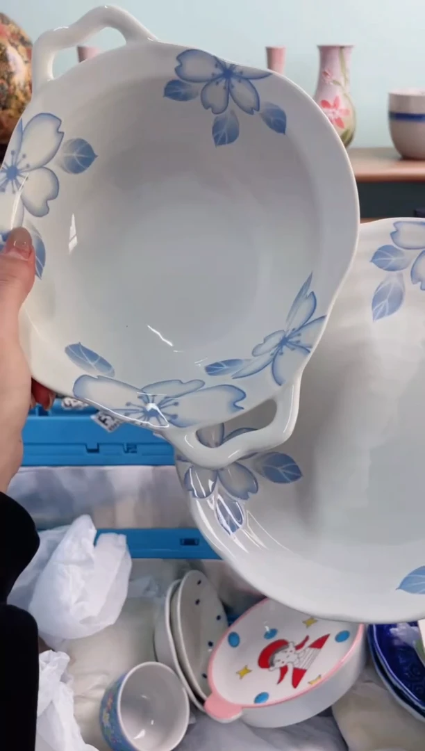 陶瓷颖****师X1双耳1圆盘瑕疵*******