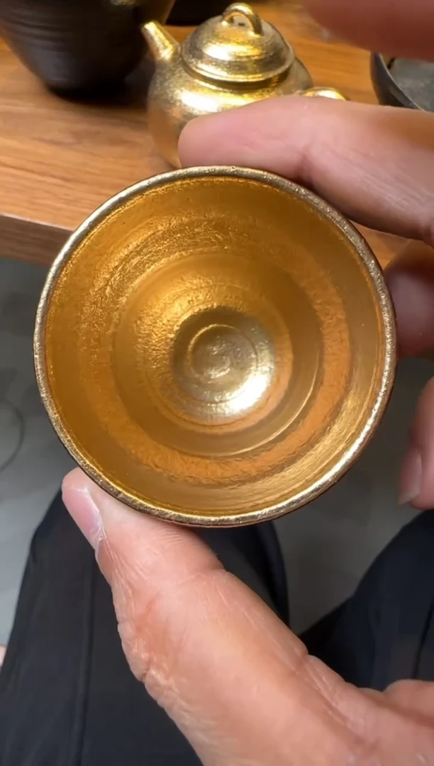 霖松堂 赤金 葫芦杯
