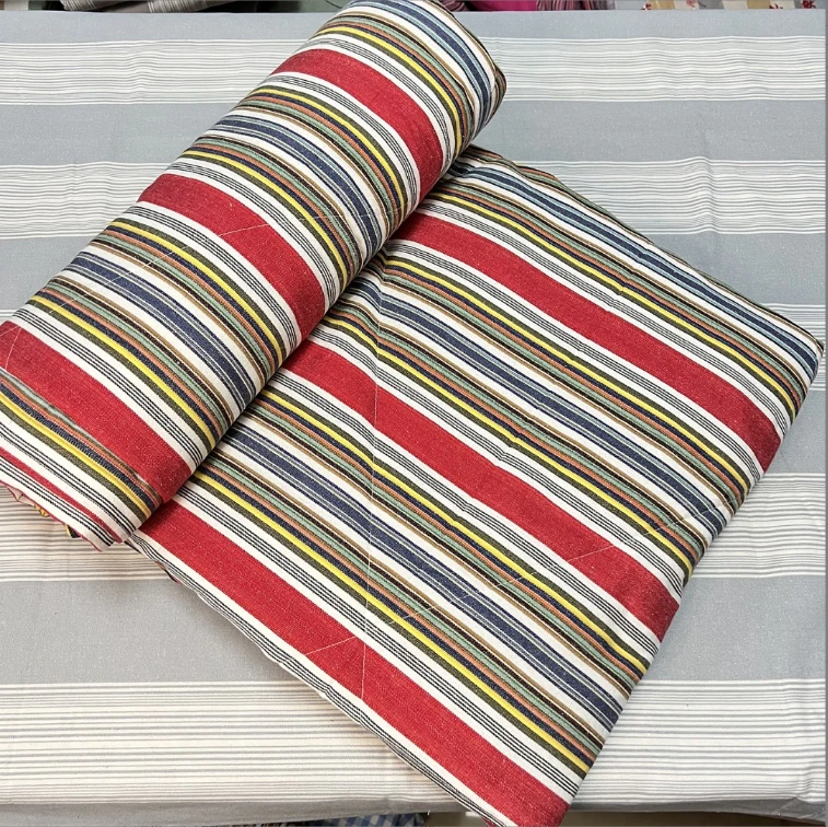 纯棉色织老粗布被子春秋被冬被四季保暖午休被可水洗不变形