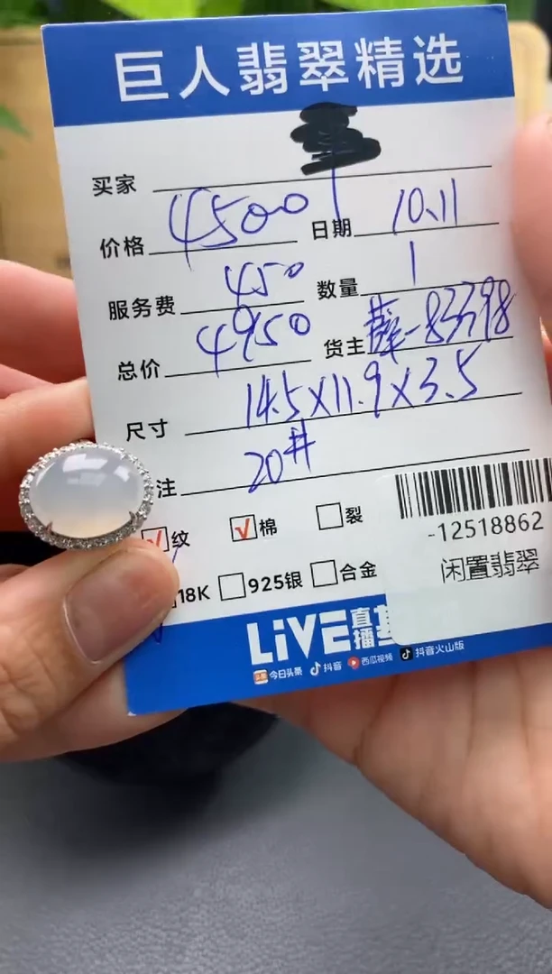 颈饰18K金镶嵌翡翠多人-12518862