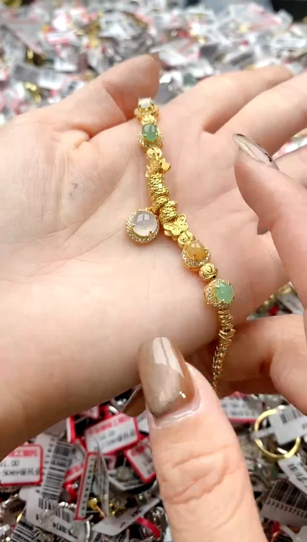 【闪购商品】翡翠戒指银S925镶嵌55555555   5