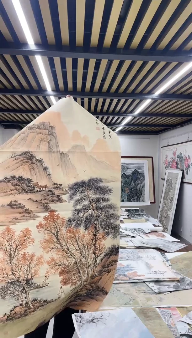 国画融易专属链接-一峰中堂带证书