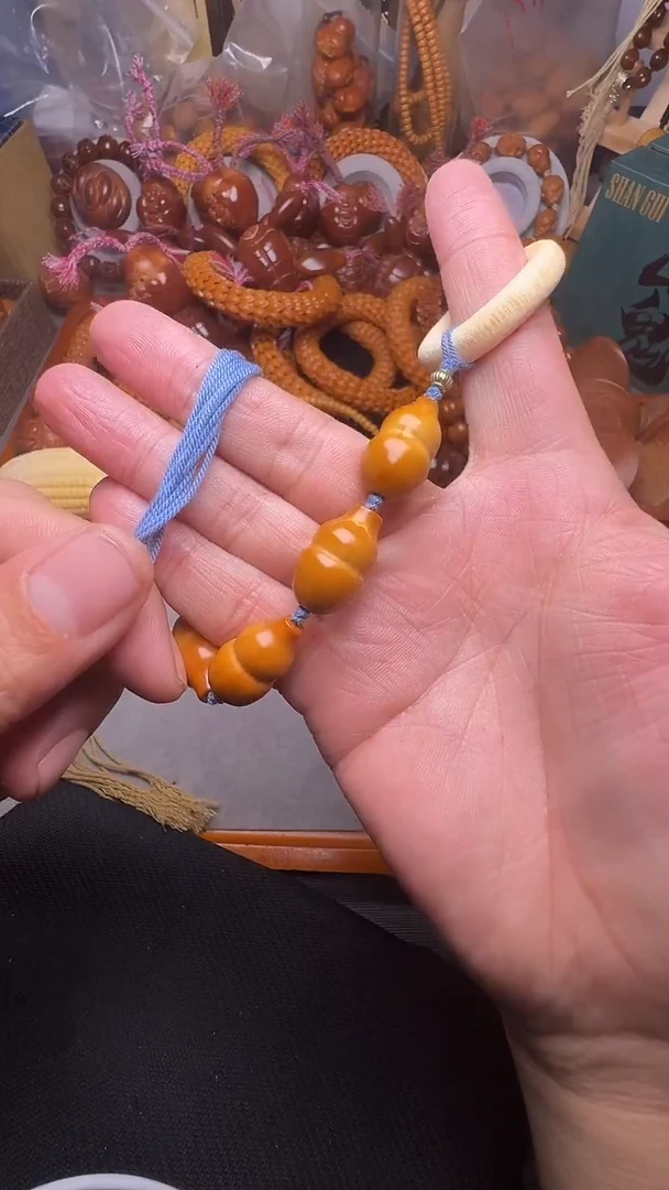 手串橄榄核五福临门