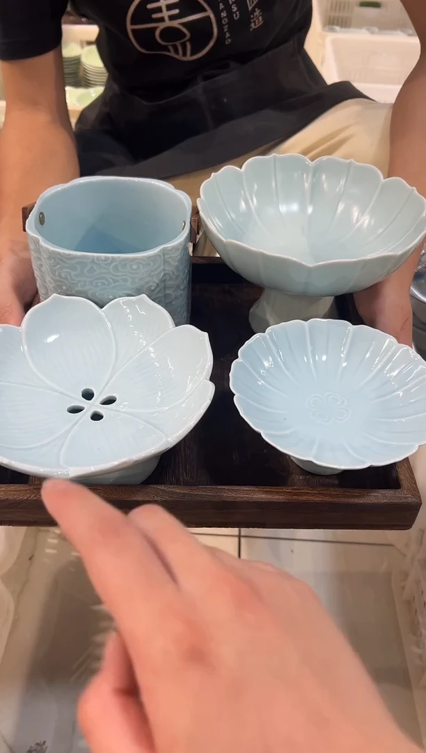 瓷片微瑕商品，介意勿拍② 盘