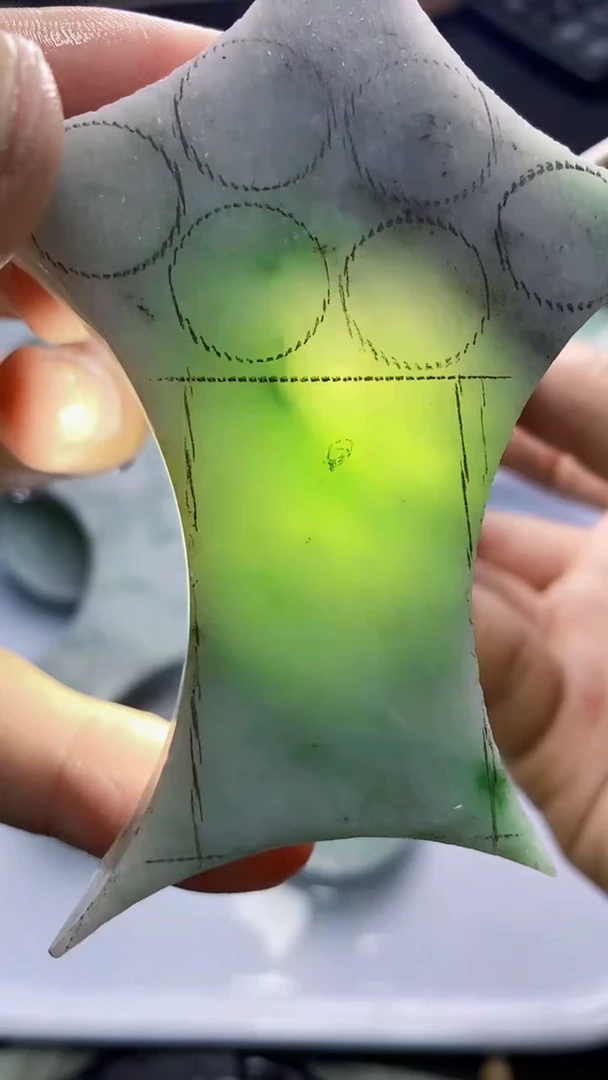 裸石翡翠天然缅甸A货【海】40