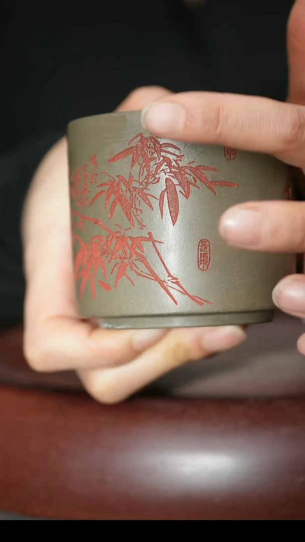茶杯紫砂紫砂主人杯福利放漏