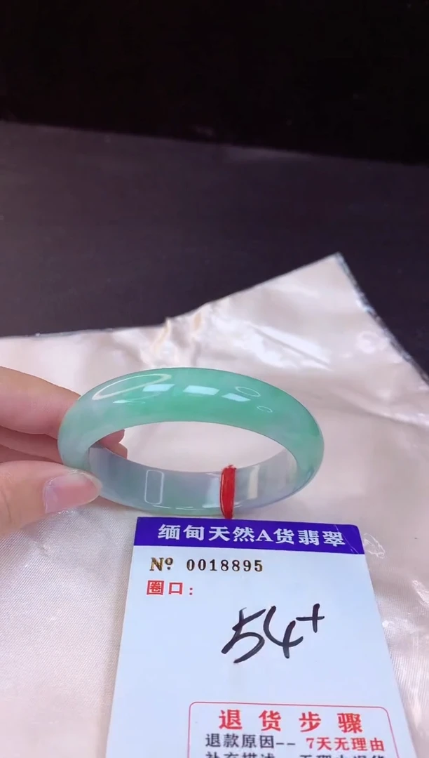 【闪购商品】翡翠手镯未镶嵌54+             