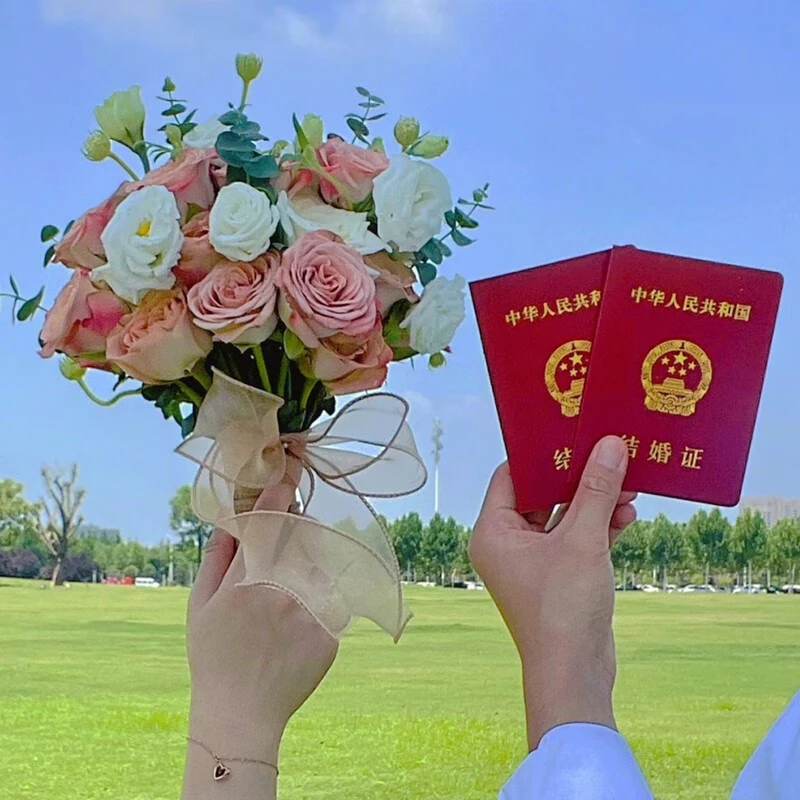 绿韵花田【两小时达】手捧花胸花新娘婚礼领证花束婚车鲜花速递生日