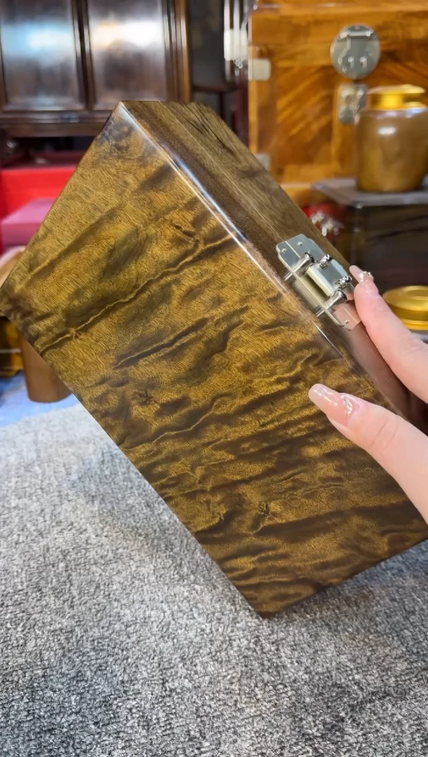 【闪购商品】乌木类成套家具阴沉乌木首饰盒Y197