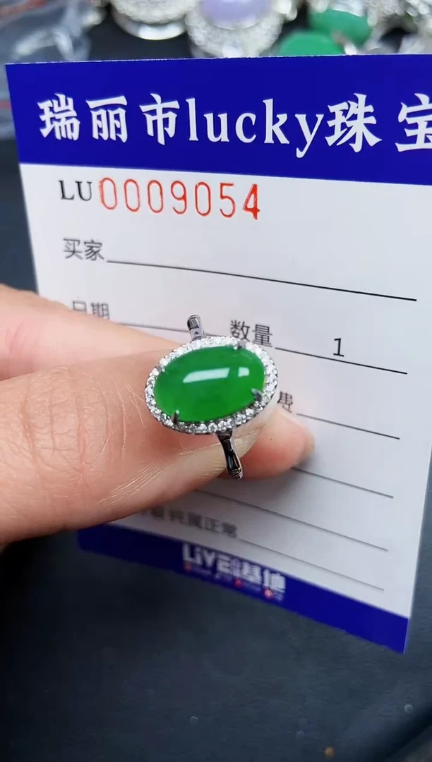 【闪购商品】翡翠颈饰银S925镶嵌9054