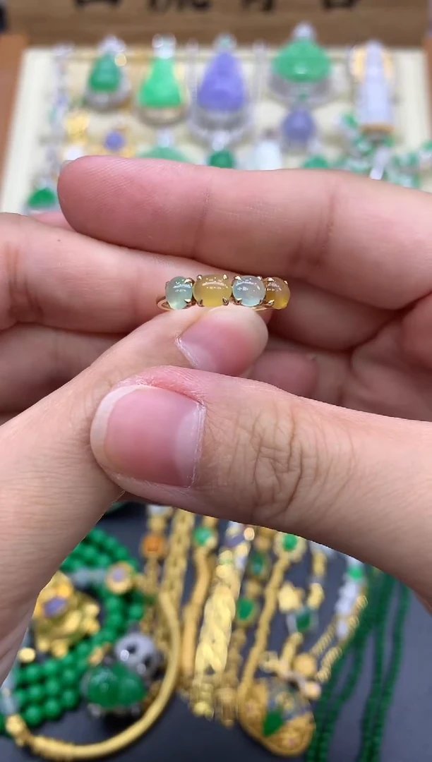 翡翠戒指未镶嵌234-中国好珍宝