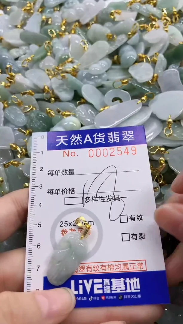 颈饰未镶嵌翡翠天然A货翡翠