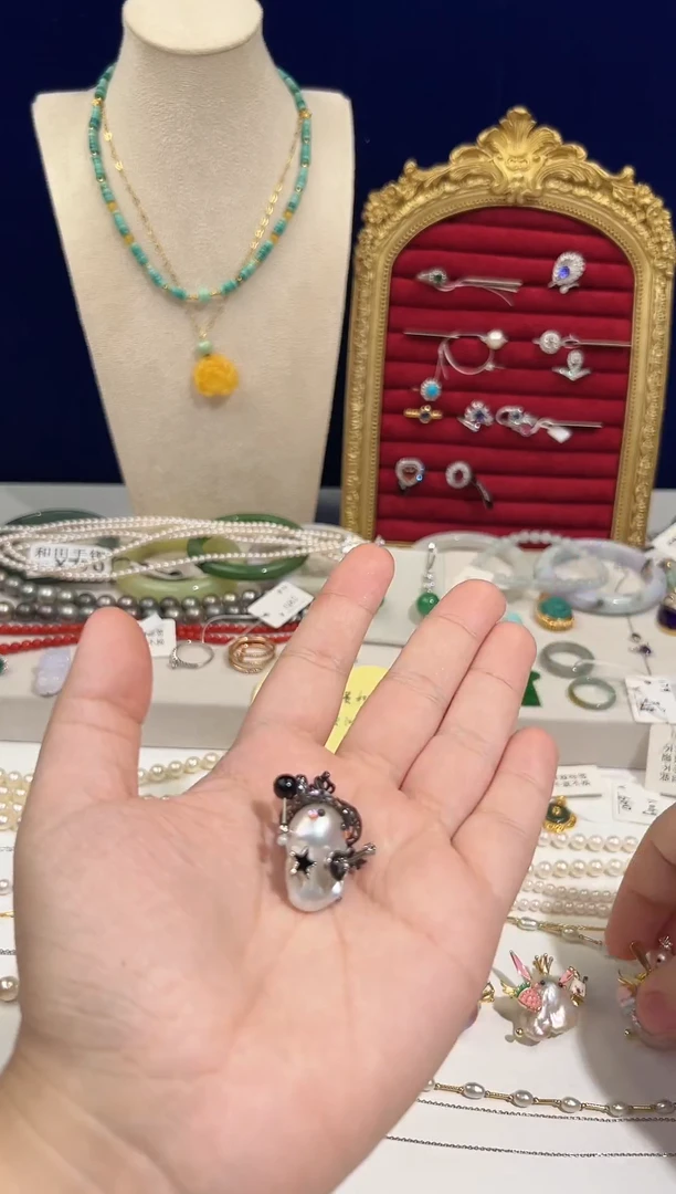 颈饰未镶嵌淡水珍珠✧****丽精美时尚珍珠吊坠