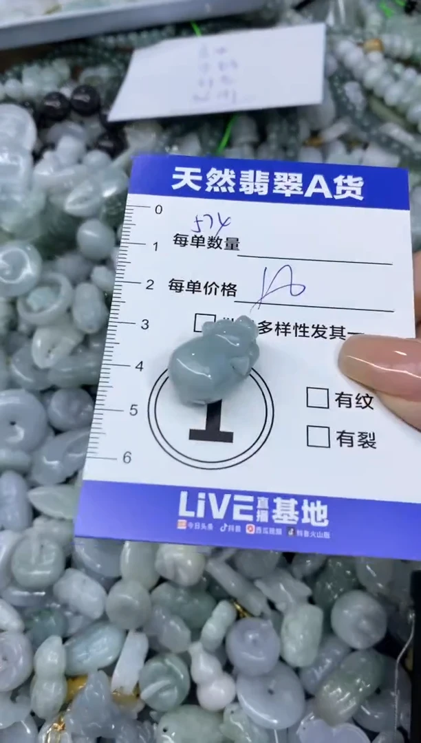 颈饰未镶嵌翡翠天然翡翠A货批量多样性发一件