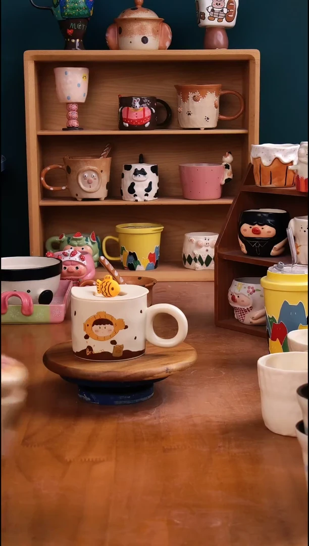 摆件陶景德镇原创手工陶瓷
