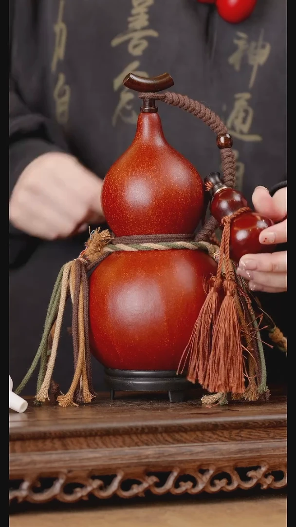 163号精品天然大漆酒葫芦一物一拍~