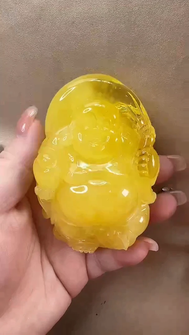 琥珀颈饰未镶嵌吊坠