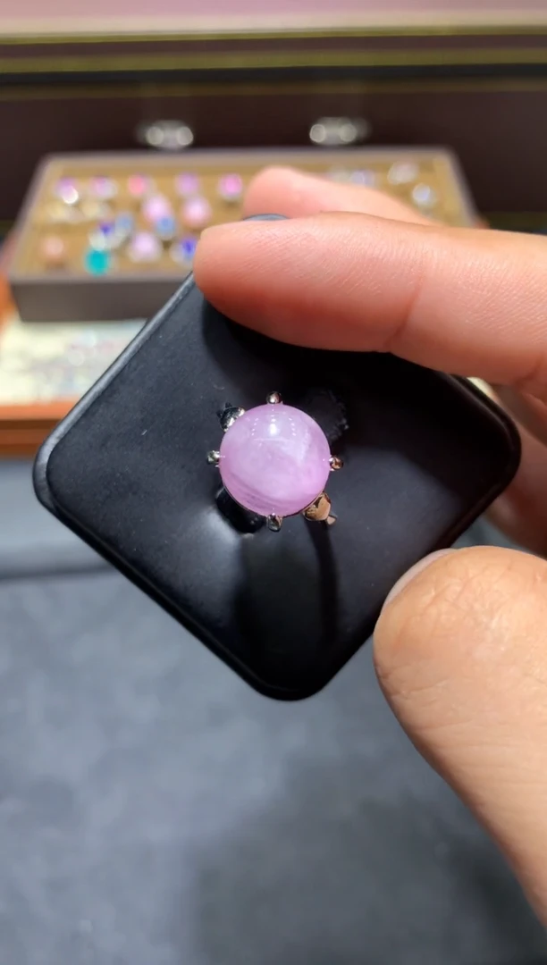 未镶嵌锂辉石戒指P36