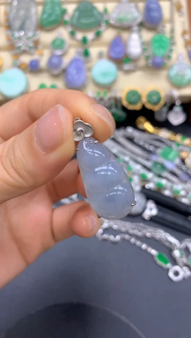 【闪购商品】翡翠颈饰18K金镶嵌241-中国好珍宝