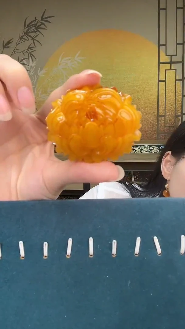 未镶嵌琥珀裸石A1807天然蜜蜡微瑕绑链子