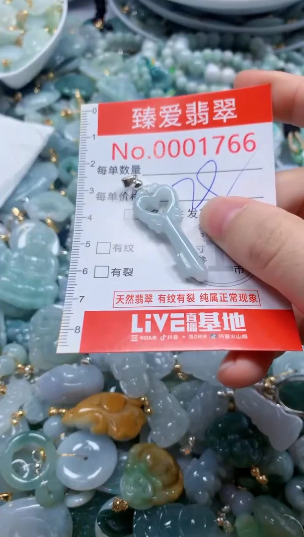 翡翠未镶嵌吊坠(不含链)1766
