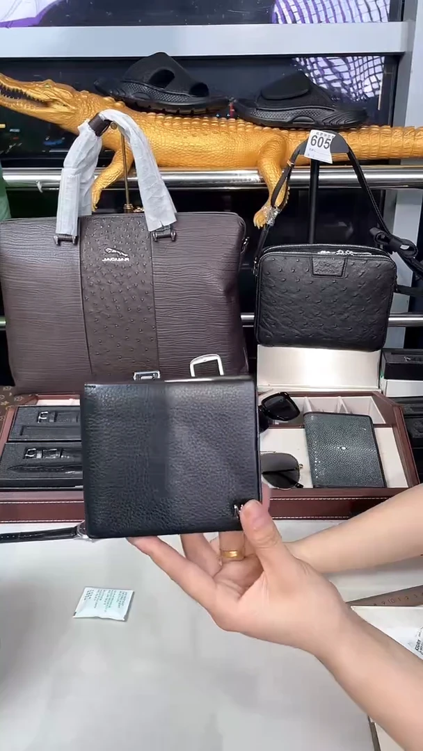 牛皮（革）韩爵绅士包包皮具657