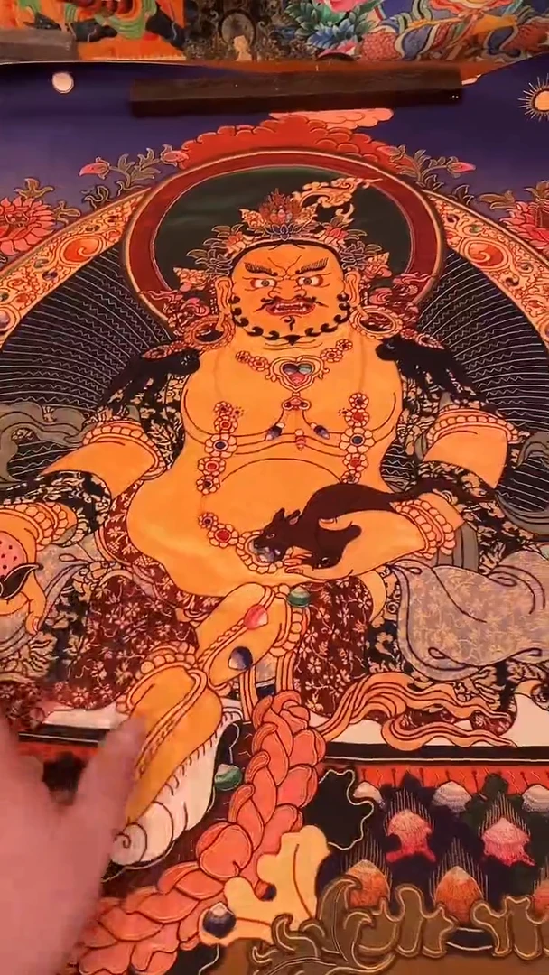 装裱画精美唐卡tk16066