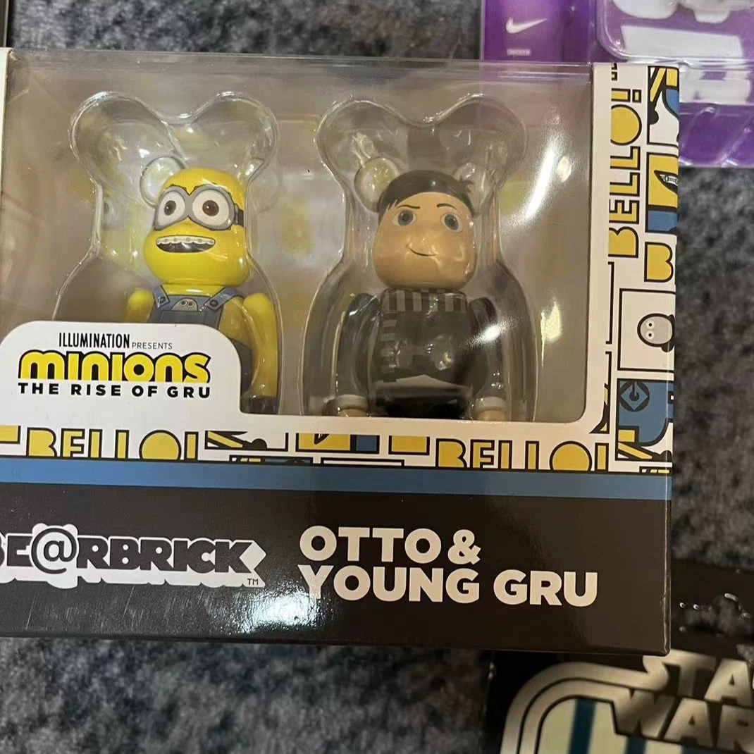 【山哥ST】bearbrick 小黄人otto套装 100%套装