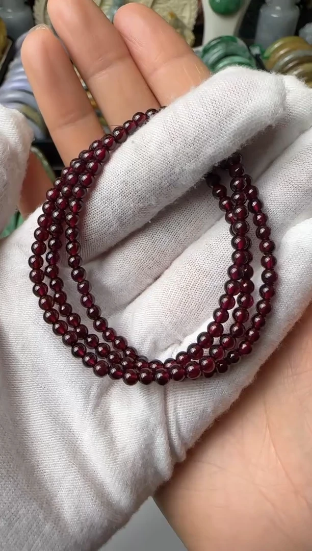 【闪购商品】水晶手链未镶嵌石榴石定制