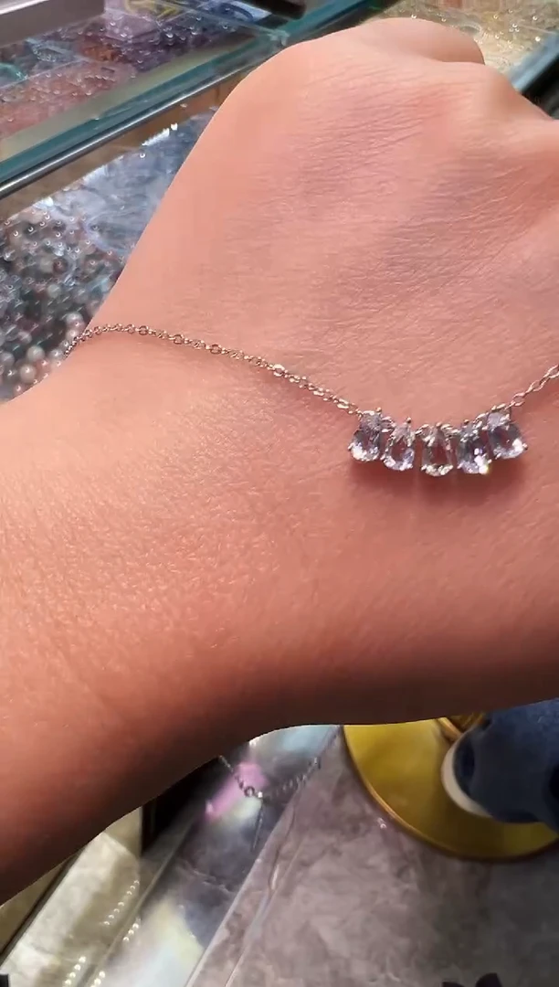 银S925镶嵌吊坠(不含链)海蓝宝石1214m023多样性发其一