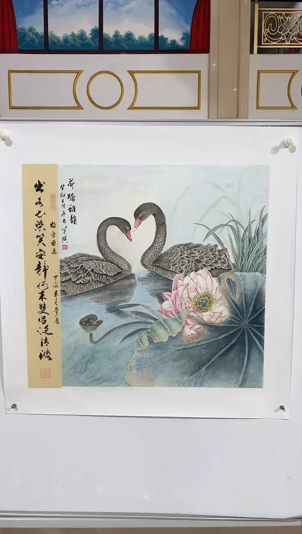 油画商老师国画作品11