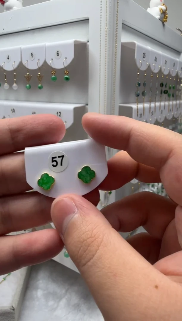 18K金镶嵌手链翡翠缅甸天然翡翠a货