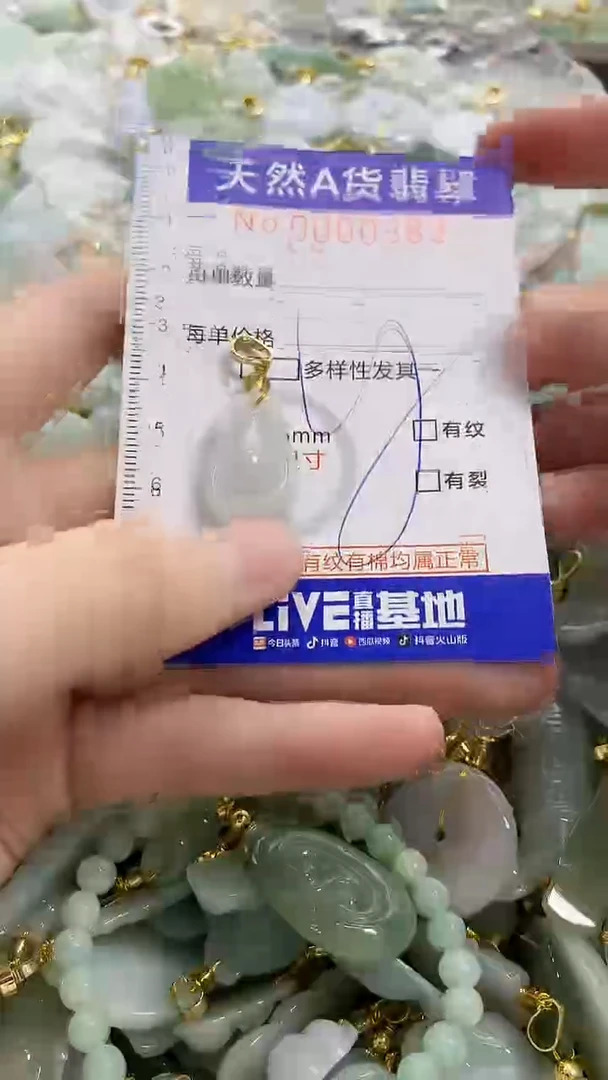 颈饰未镶嵌翡翠纯天然a货翡翠