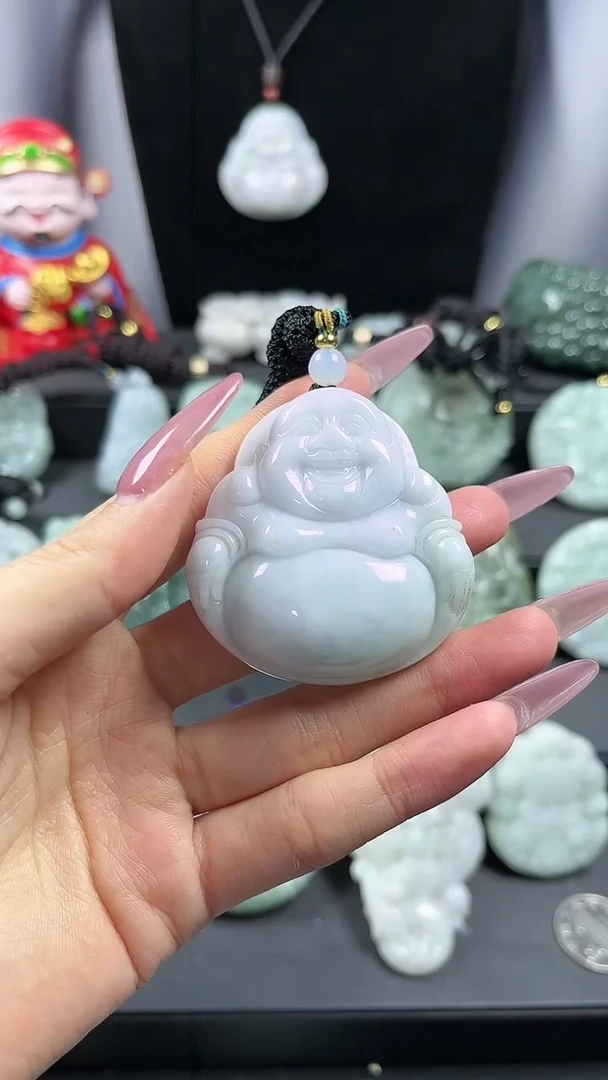 【闪购商品】翡翠颈饰未镶嵌大肚佛