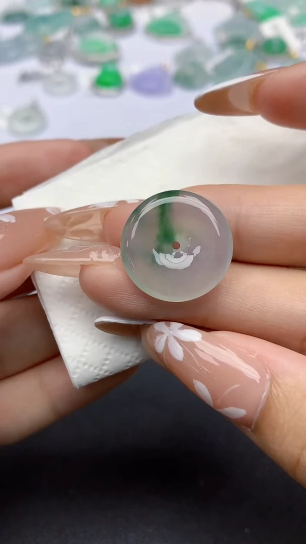 颈饰未镶嵌翡翠天然缅甸a货翡翠百元以上9元证书费自理