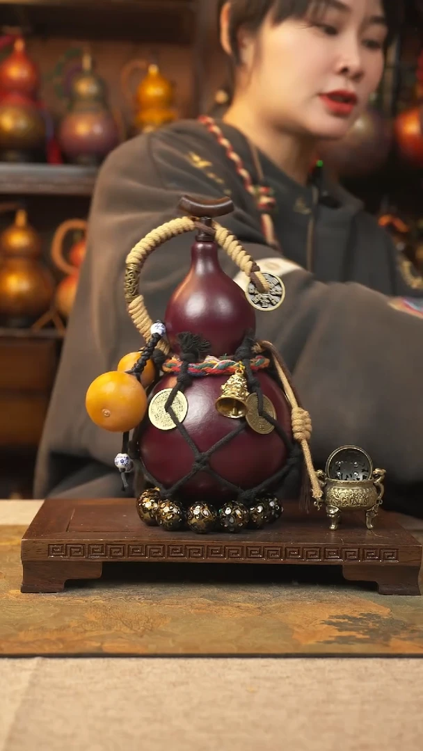 【闪购商品】356大漆葫芦一物一拍记葫堂出品
