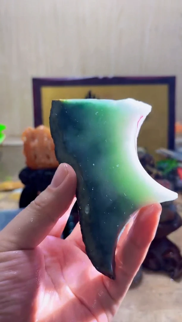 未镶嵌挂件翡翠A货常星4528
