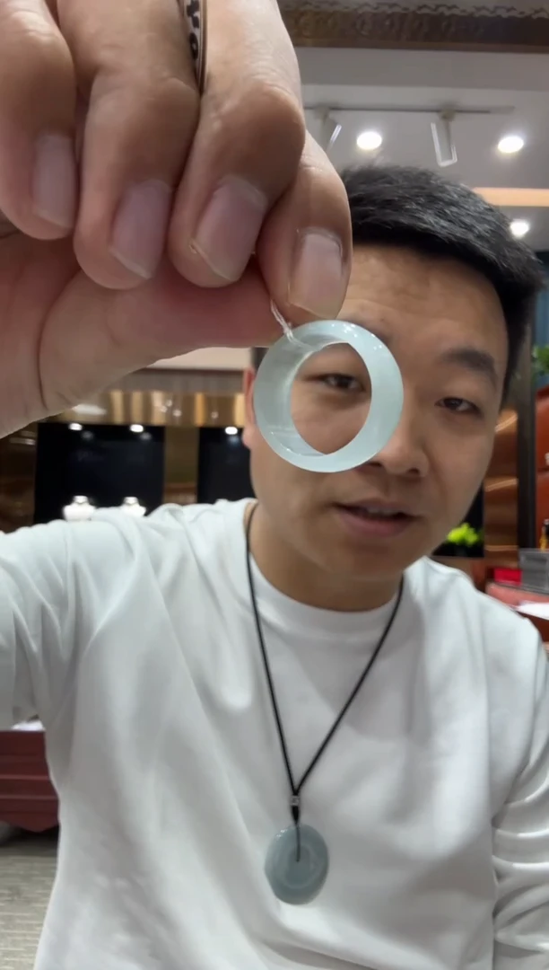 未镶嵌挂件翡翠王***范A货翡翠多样性一件戒圈