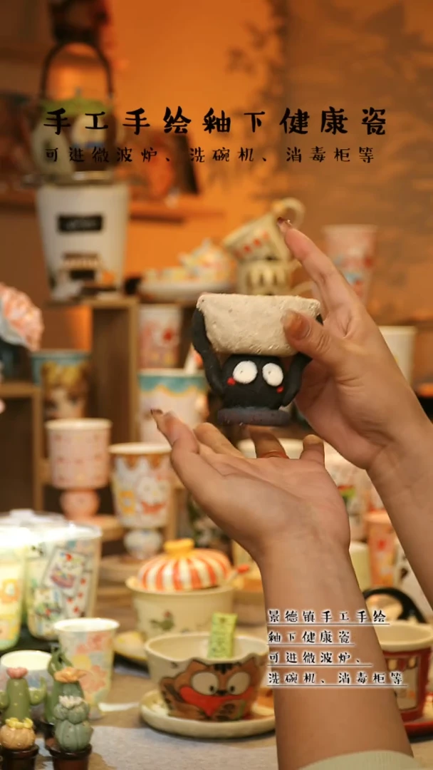 【闪购商品】杯陶瓷景德镇高温釉下彩&A800