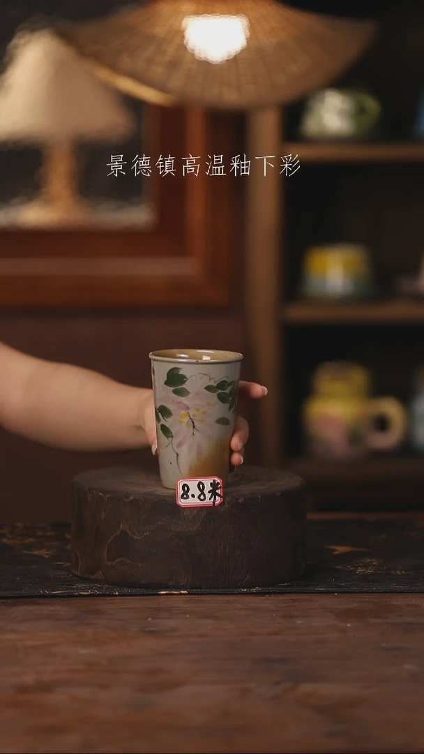 陶瓷景德镇高温釉下手绘陶瓷201