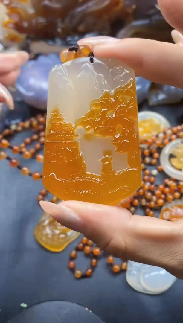 玛瑙/玉髓颈饰未镶嵌ll