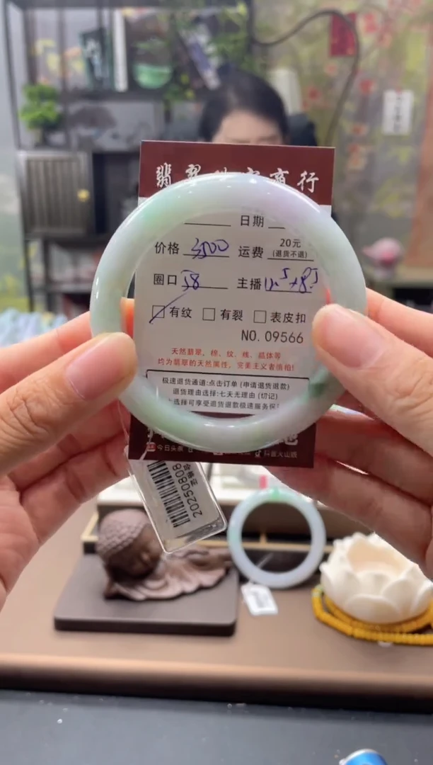 未镶嵌手镯翡翠09566****