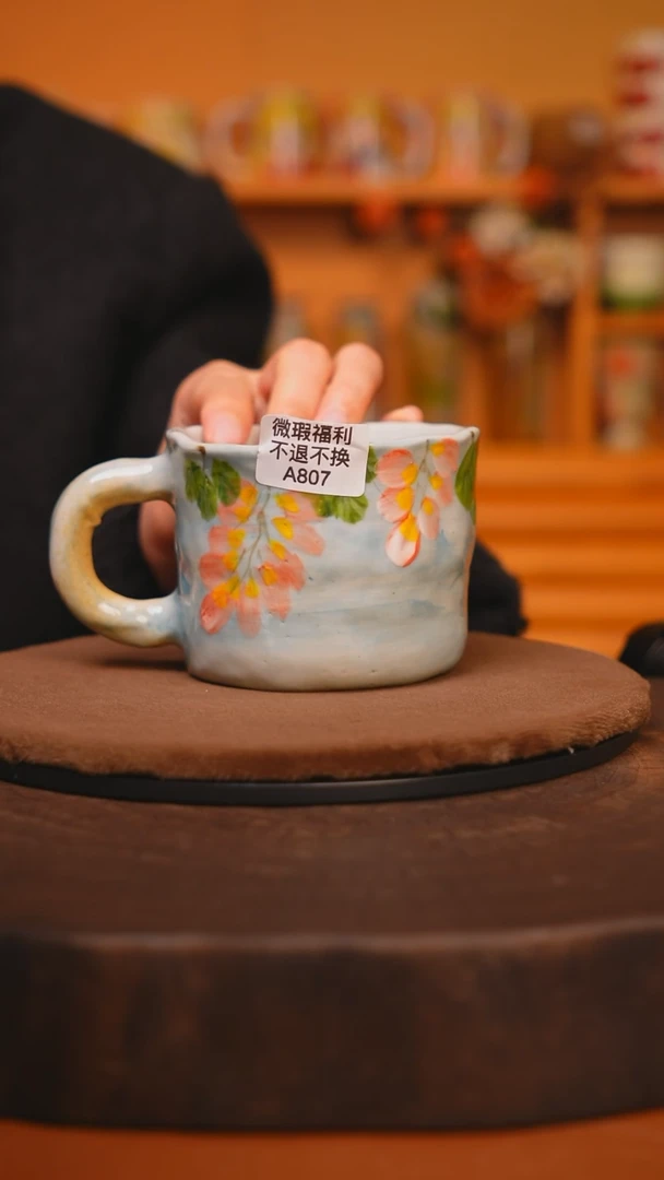 【闪购商品】瓷片景德镇手绘瓷器高温釉下彩---微瑕