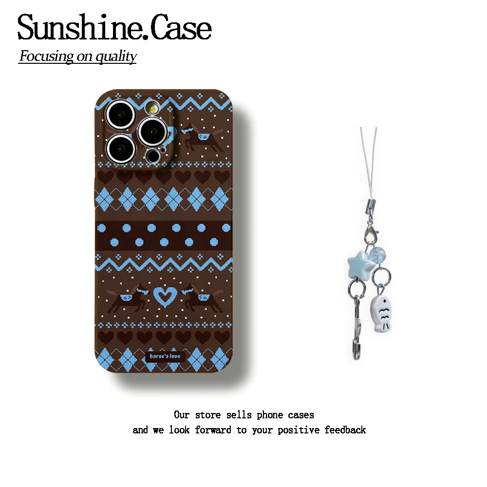 费尔岛软壳适用苹果oppo华为vivo小米手机壳防摔全包ins