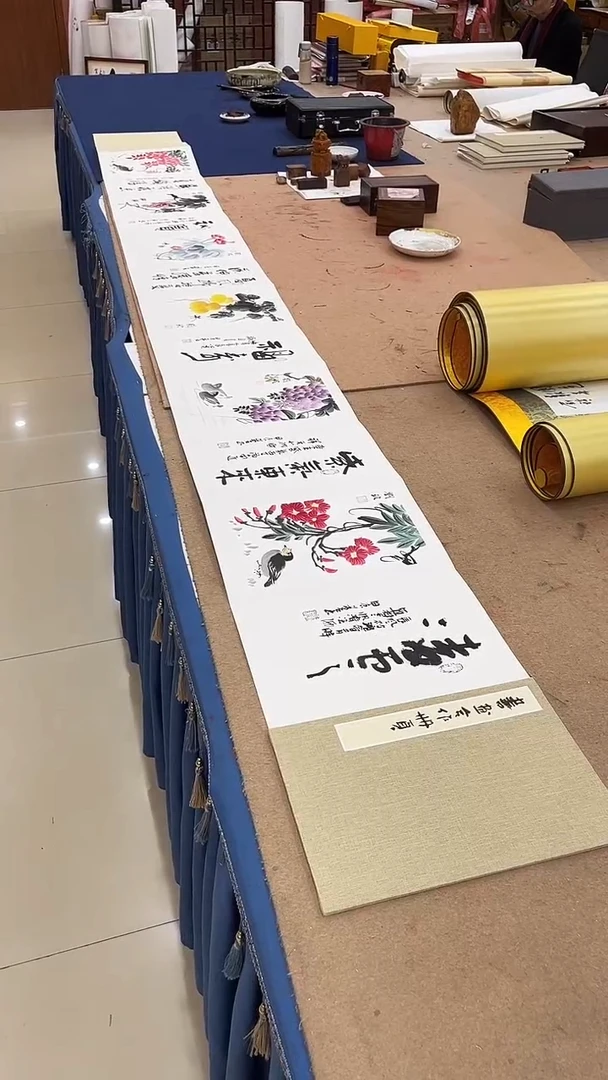【闪购商品】书法欧阳刘玲合作册页