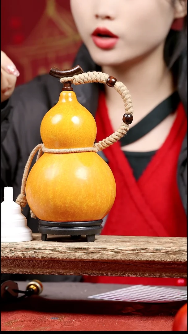 706号纯手工制作天然大漆真葫芦【不包全品介意慎拍】