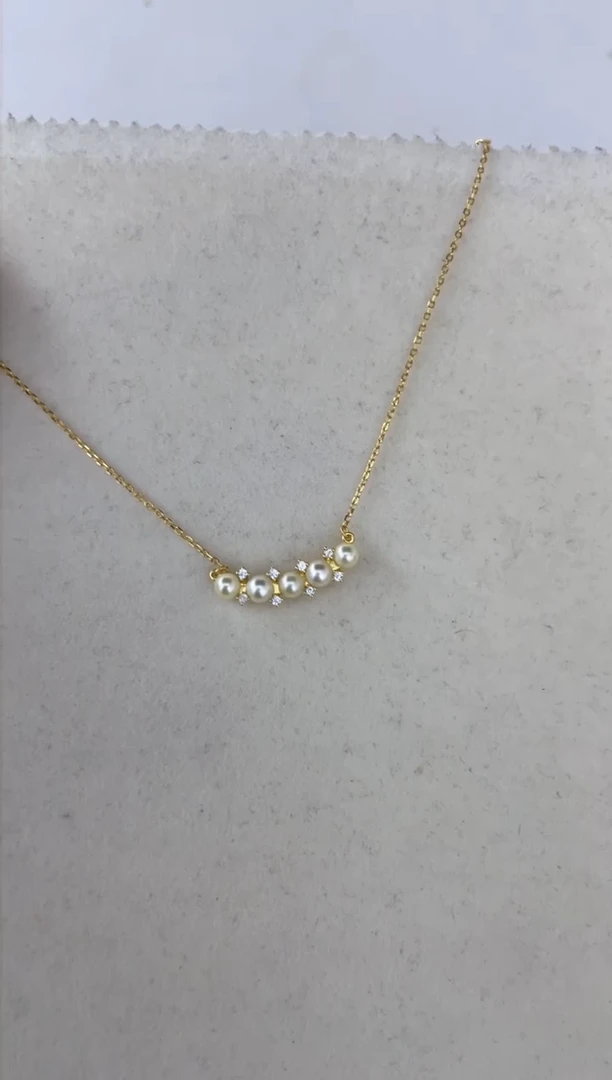 海水珍珠银S925镶嵌颈饰吊坠4-5