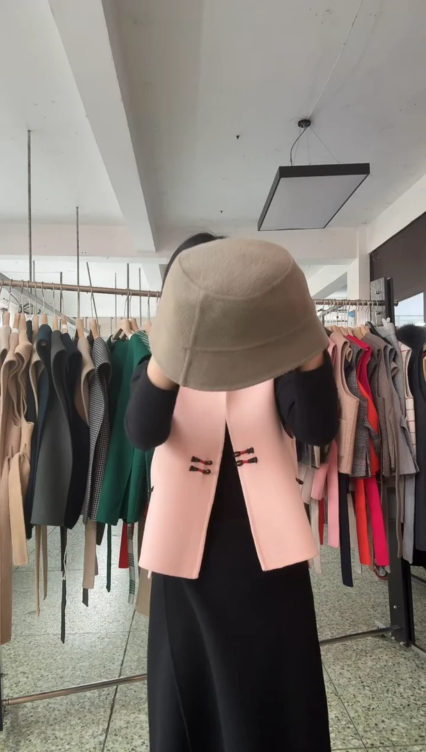 渔夫帽可可色的均码