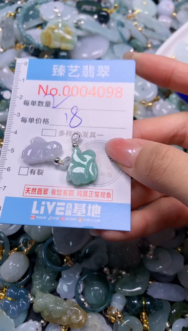 颈饰未镶嵌翡翠4098